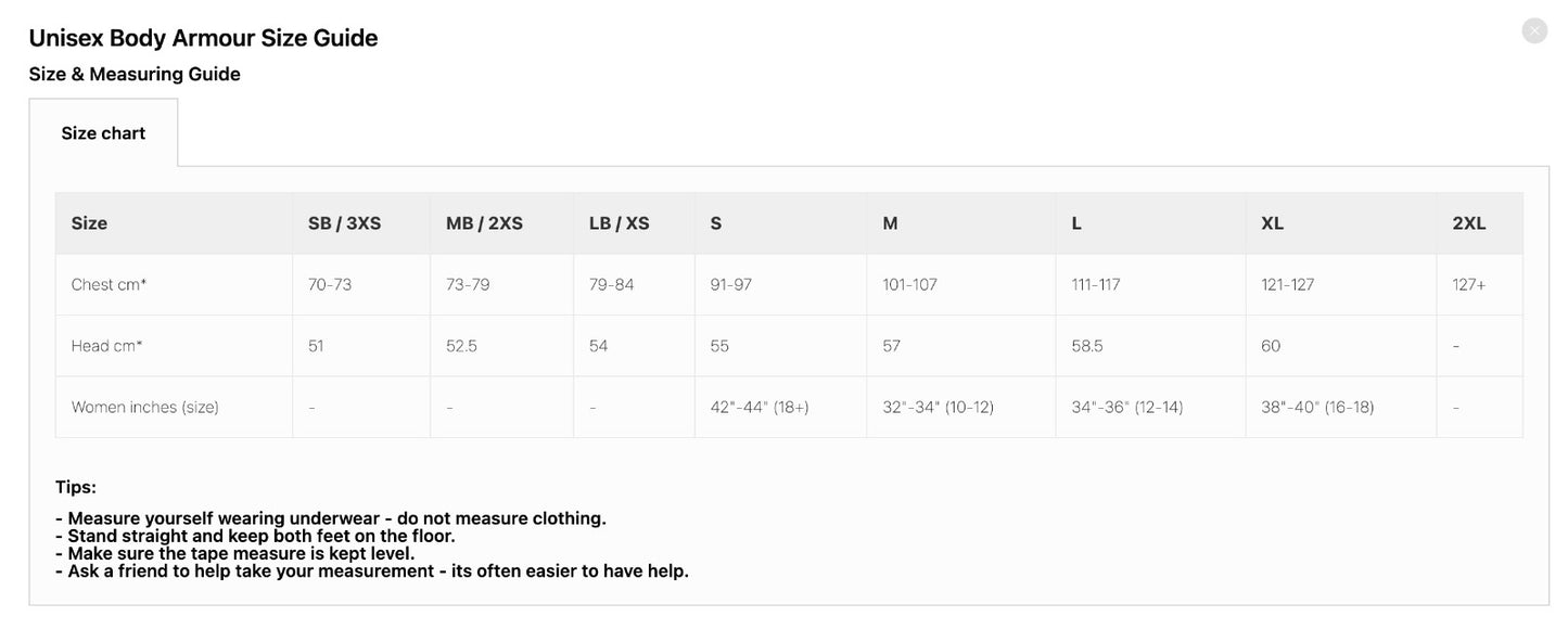 Gilbert Rugby XP 100 Body Armour