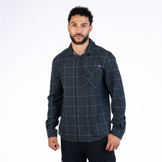 Men's Highland Long Sleeve Check Shirt-First Ascent