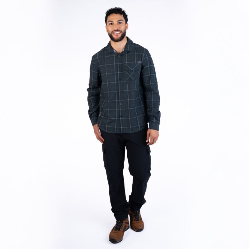 Men's Highland Long Sleeve Check Shirt-First Ascent